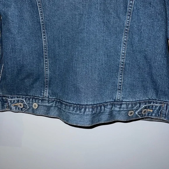 NWT Lucky Brand Fleece Lined Denim Jacket - Picture 8 of 8